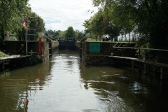 Chadbury lock - looking upstream