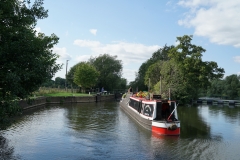 Chadbury Lock - looking downstream